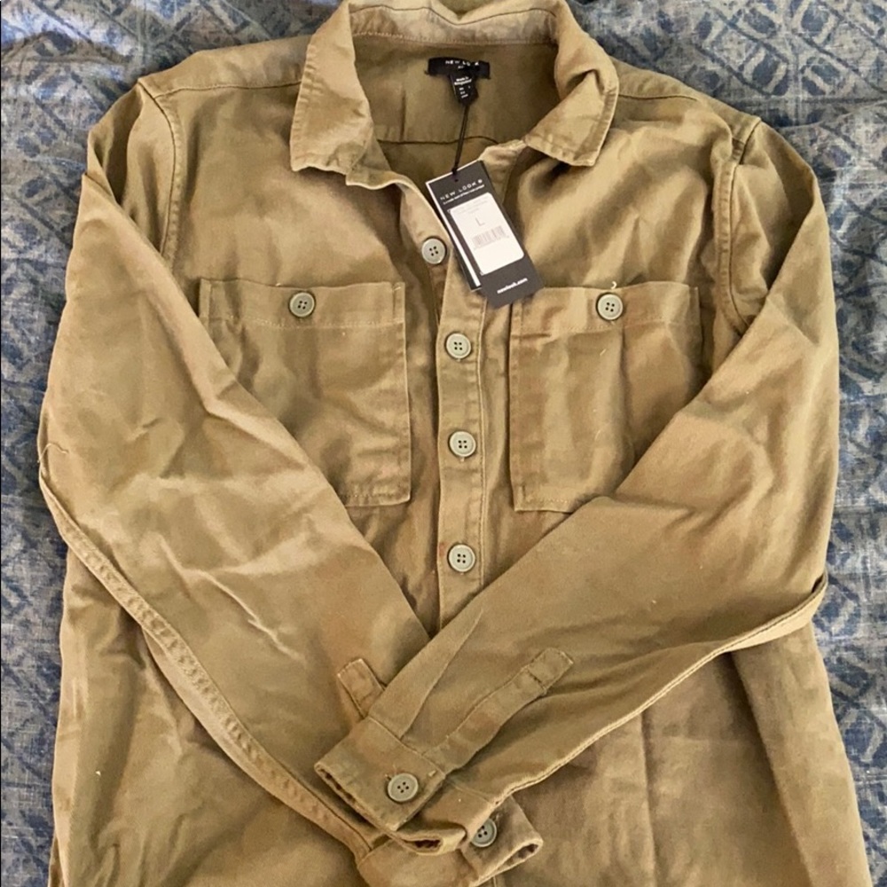 ASOS men’s over shirt/jacket in army green